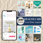 500 Instagram posts template